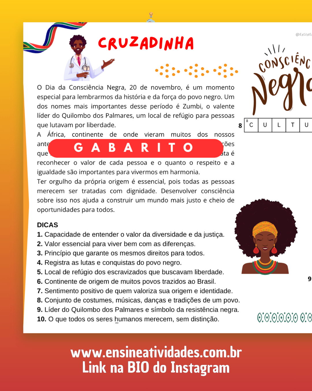 Cruzadinha da Consciência Negra - Imagem 2