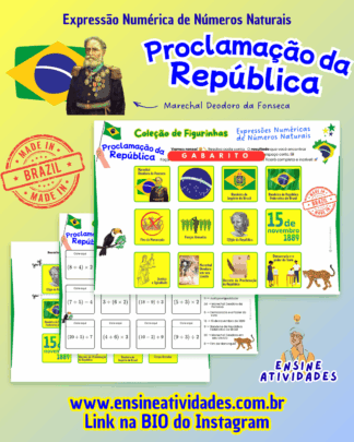 Coleção de Figurinhas de Expressões Numéricas da Proclamação da República