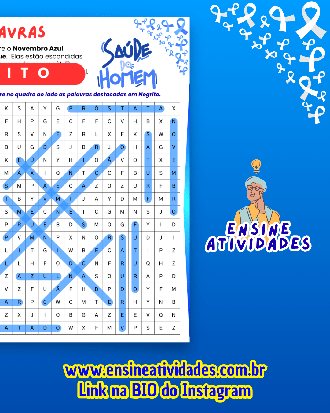 Caça-palavras do Novembro Azul - Imagem 3