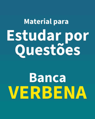 Cirurgião Dentista -  Questões para Estudar por Questões para Concurso Público da Banca INSTITUTO VERBENA