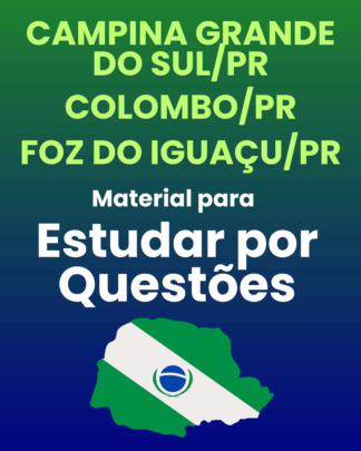 Conhecimentos Comuns – Nível Superior – Foz do Iguaçu/PR – Banco de Questões FAFIPA